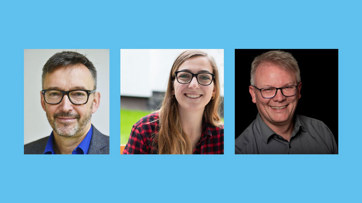 Left to right - Headshots of Klaus Mueller, Eva Dreier and Michael Brinkschröder 