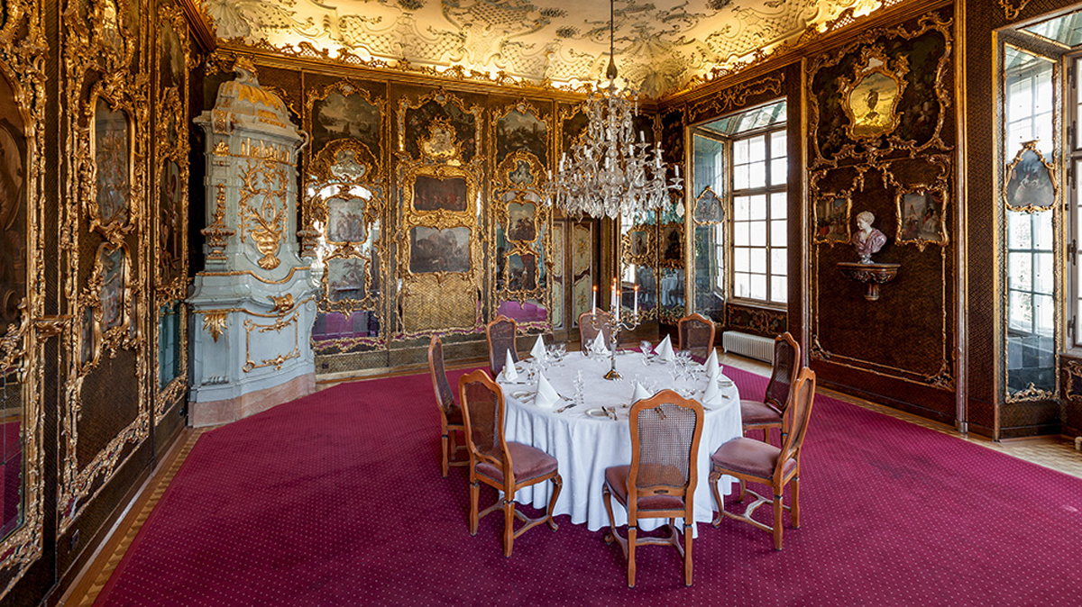 The Venetian Room at Schloss Leopoldskron